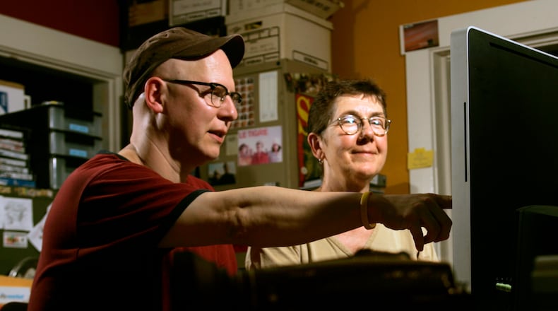 Steve Bognar and Julia Reichert, Yellow Springs-based filmmakers, in a 2009 file photo.