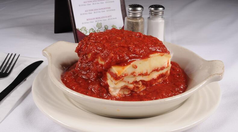 Giovanni's Italian Restaurante (Tony Spaziani’s Giovanni’s Pizzeria é Ristorante Italiano) in Fairborn is celebrating bottling of its marinara sauce.
