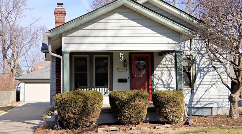 Listed for $265,000, the vinyl-sided bungalow at 415 Forrer Blvd. in Oakwood has about 1,170 square feet of living space. CONTRIBUTED PHOTOS