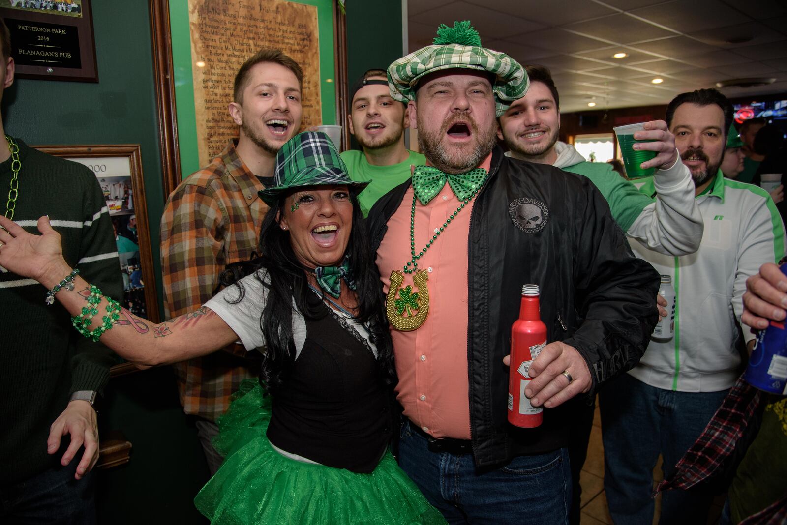 Scenes from Flanagan’s Pub in Dayton’s annual St. Pat-Rock’s day celebration on Saturday, March 17, 2018. Irish dancing, live music and green beer were all part of the St. Patty’s Day fun. PHOTOS/TOM GILLIAM
