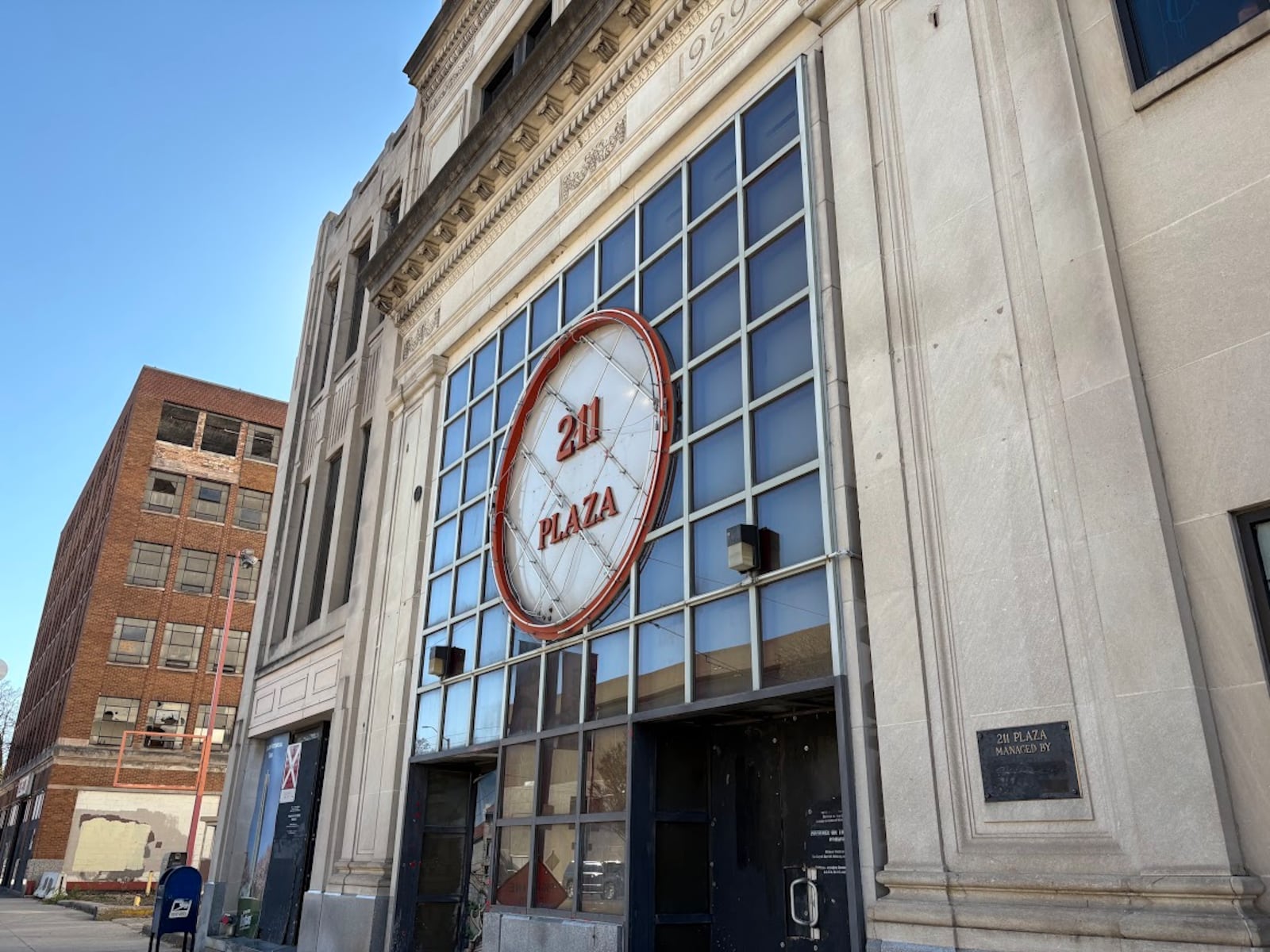 The front of the building at 211 S. Main St., Dayton, facing Main Street, across from the Dayton Convention Center. THOMAS GNAU/STAFF