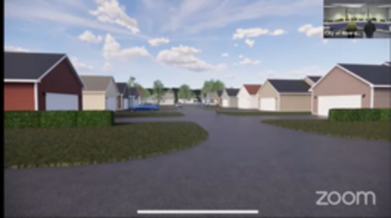 Renderings of the development planned for Riverside. CONTRIBUTED