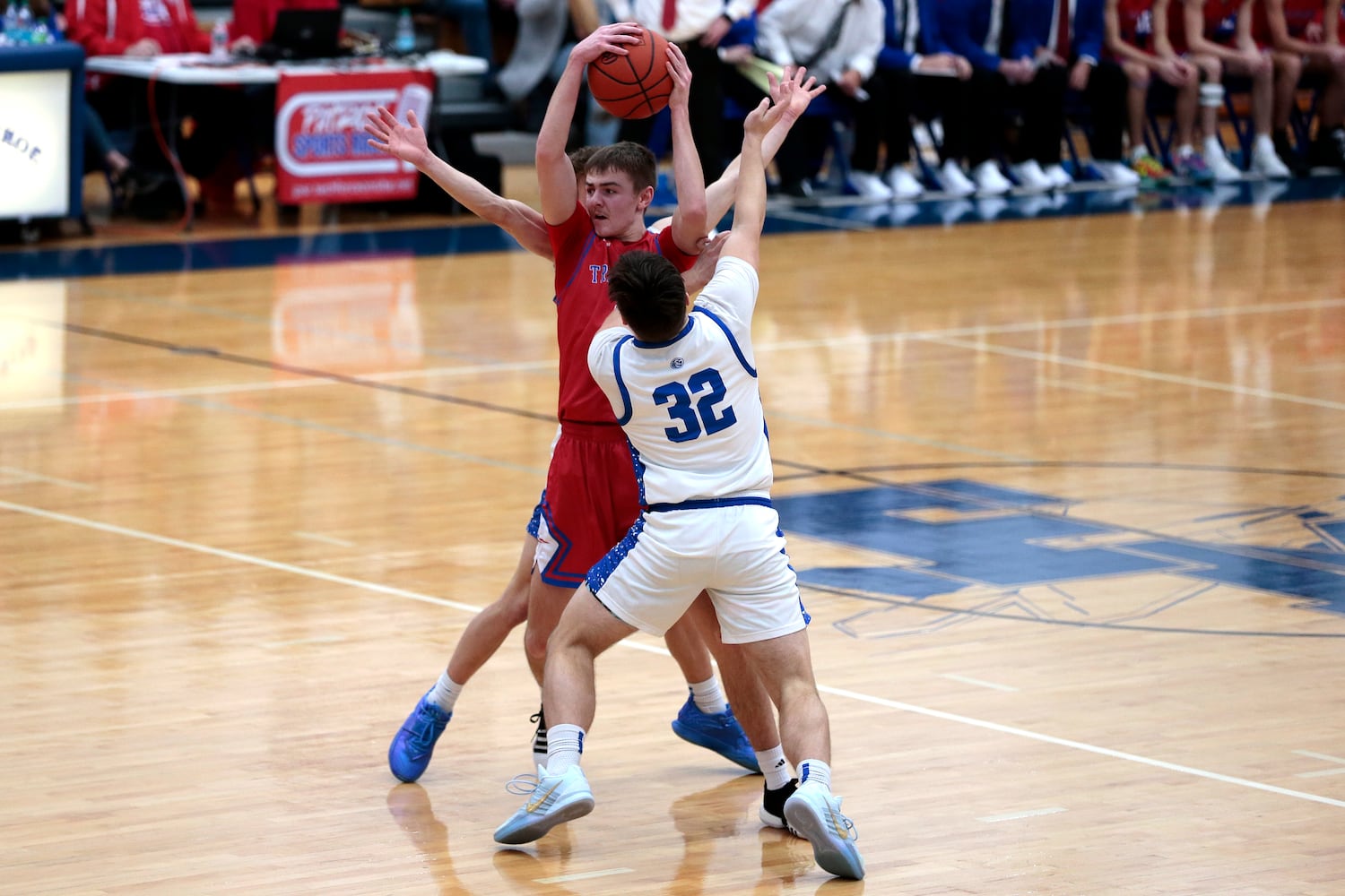 Tri Village Franklin Monroe basketball