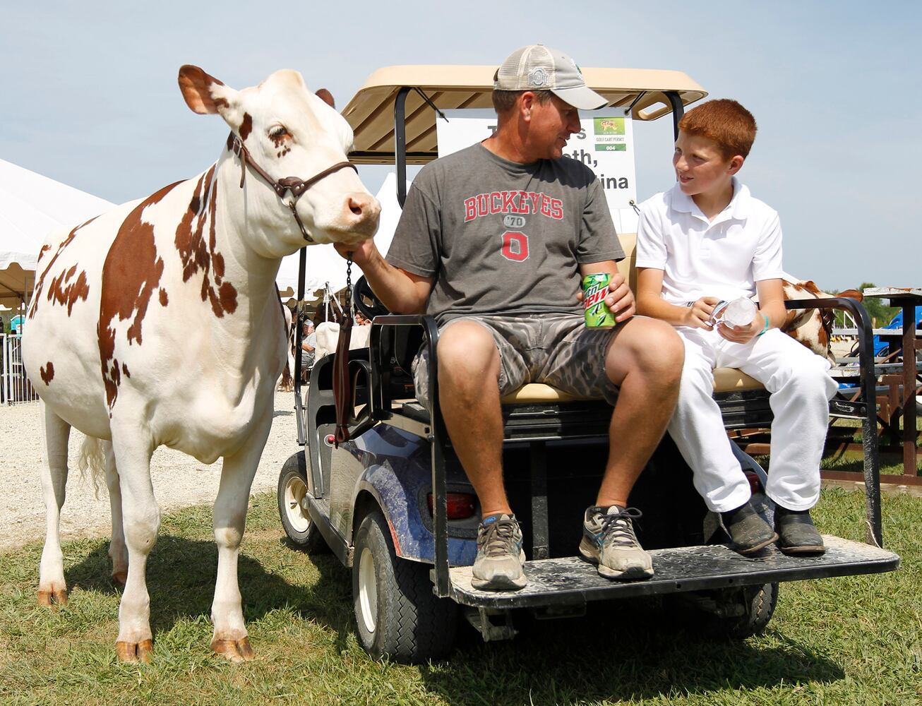Kids and their animals big and small at Montgomery County Fair