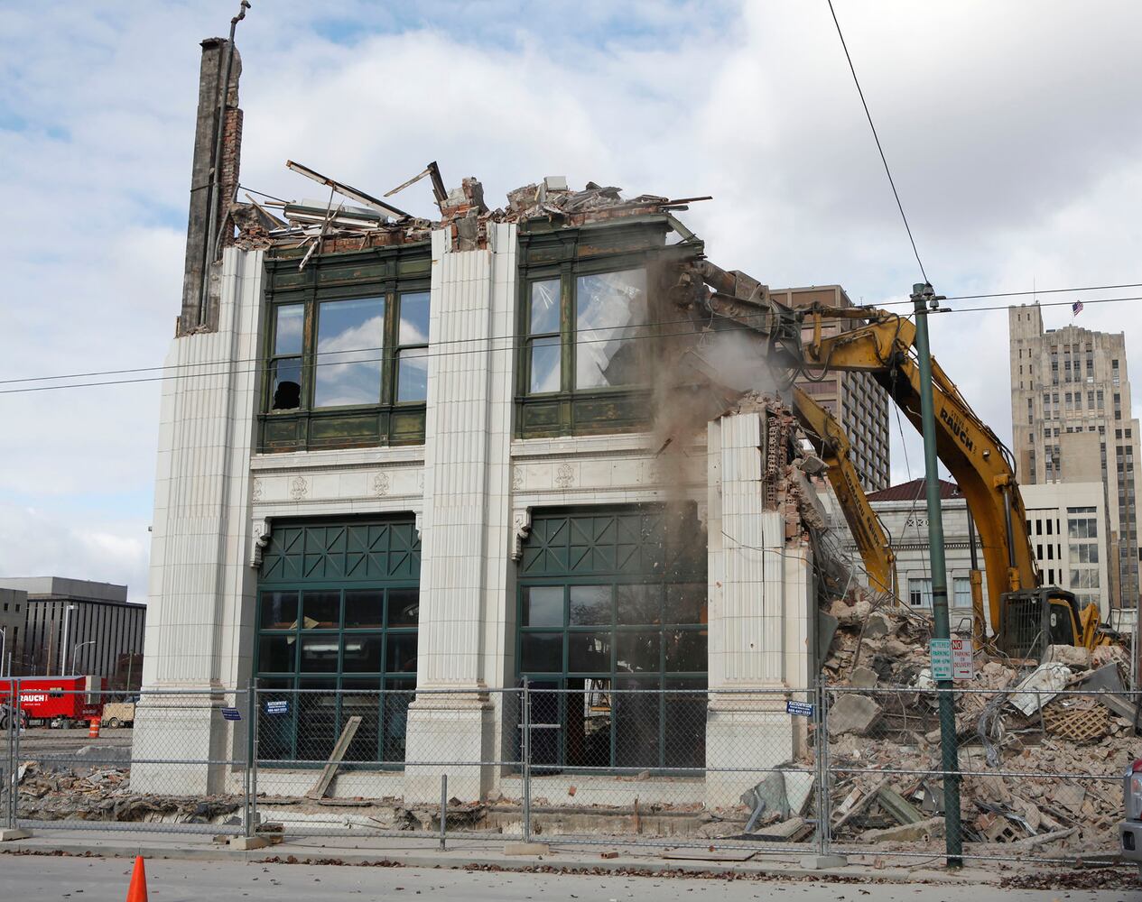 Historic DDN building facade demolished