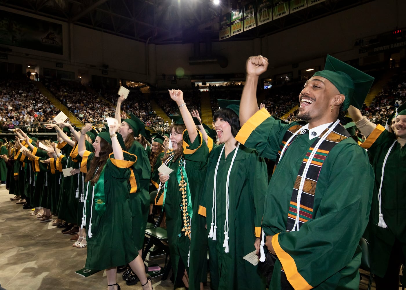 Wright State University's 2025 spring commencement