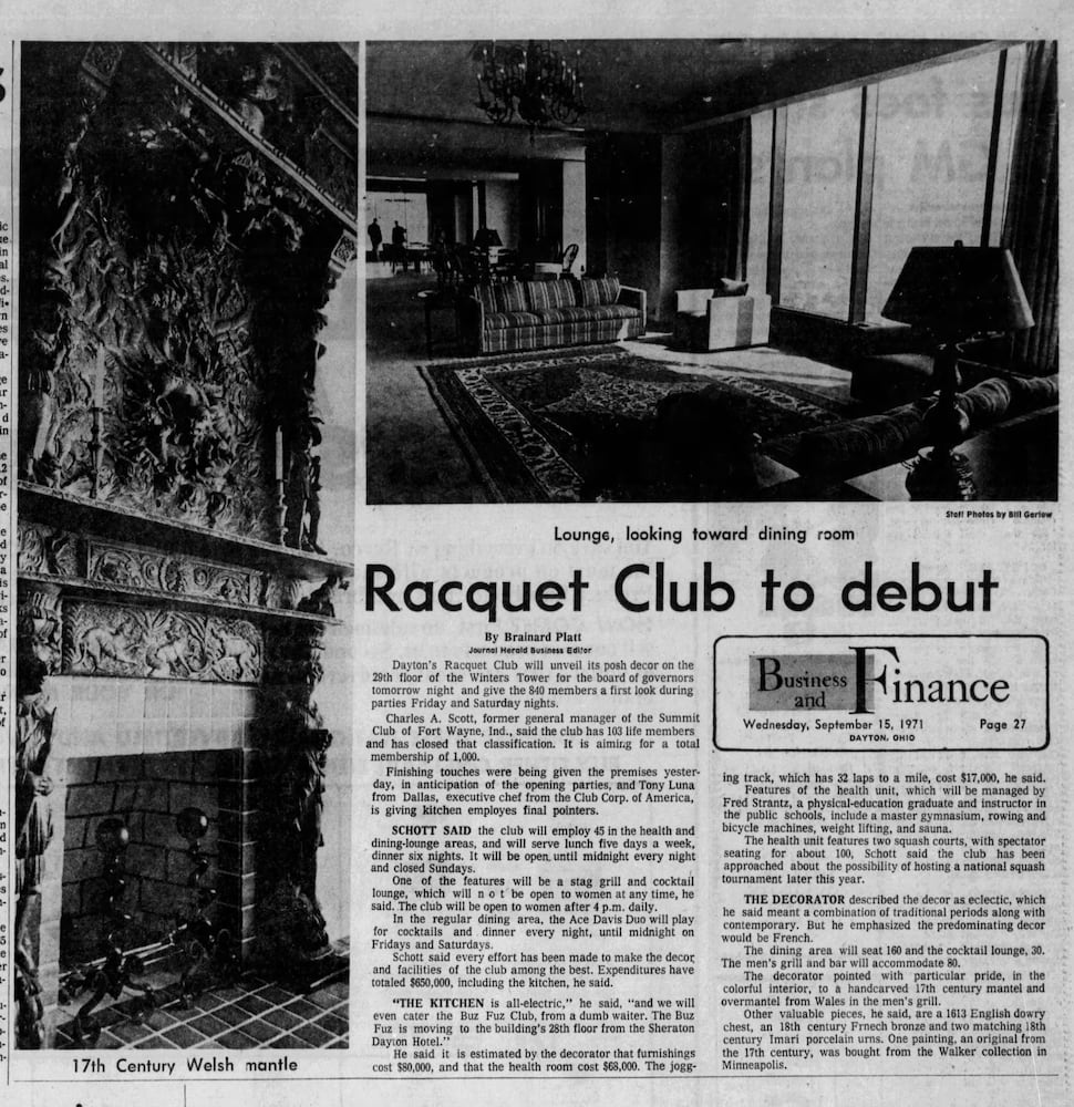 PHOTOS: The Dayton Racquet Club, from a posh private men’s club to a gathering place for all