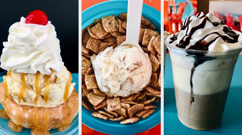 Celebrate National Ice Cream for Breakfast Day at Jubie's Creamery.