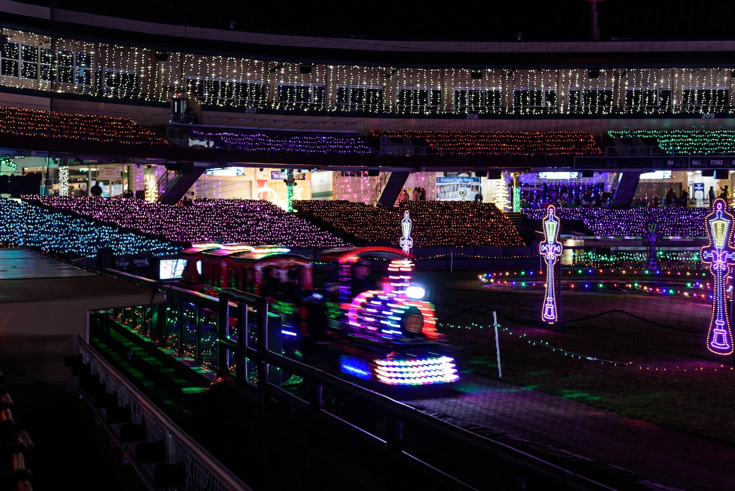 PHOTOS: Deck the Diamond at Day Air Ballpark