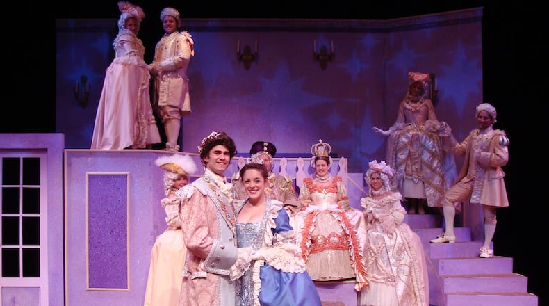 Graydon Long (Prince), Malia Henderson (Cinderella) and members of the ensemble of La Comedia Dinner Theatre's 2010 production of Rodgers and Hammerstein's "Cinderella." The organization will once again produce the classic musical June 22-Aug. 6, 2023.