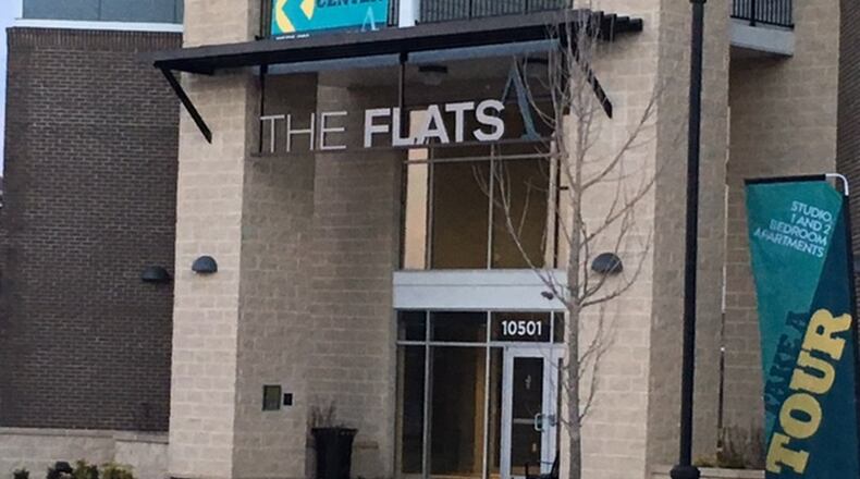 The Flats at Austin Landing has opened some parts of the 274-unit apartment complex. But Austin Landing’s developer said the estimated $28 million project is expected to be completed this summer. NICK BLIZZARD/STAFF