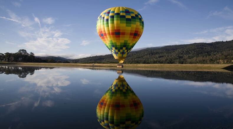 Napa Valley Aloft provides visitors with a thrilling hot air balloon ride over the Mayacamas Mountain Range and vineyards. (Napa Valley Aloft/TNS)