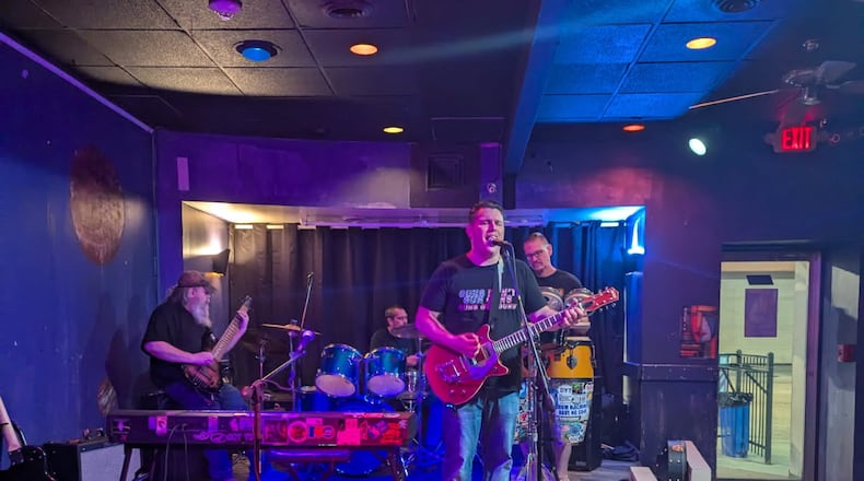 Todd the Fox playing the Cosmic Rock Play Date at Cosmo Joe's Atomic Lounge, 2025. PHOTO CREDIT: Victoria Harper