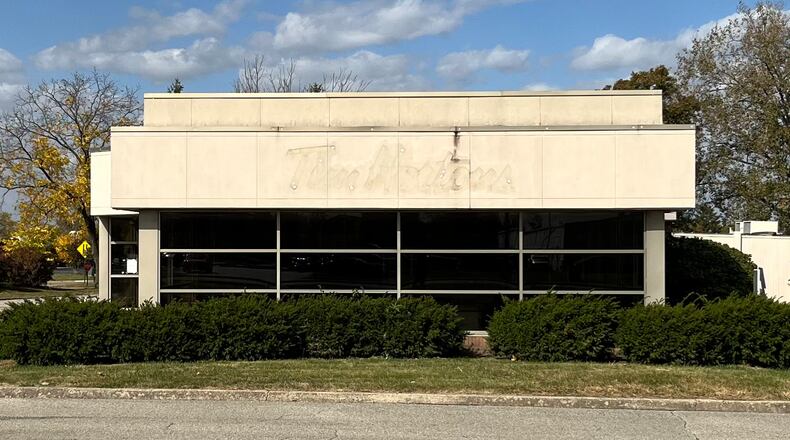The former Tim Hortons restaurant at 665 Miamisburg Centerville Road shut its doors in early May 2017. Since then, it has accrued 35 nuisance violations, with fines assessed to its property taxes. JEREMY P. KELLEY/STAFF