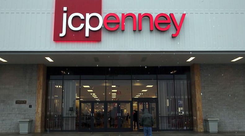 A customer enters a J.C. Penney store on November 20, 2013, in Daly City, California. The 118-year-old department store chain plans to file for bankruptcy protection in the wake of the novel coronvirus pandemic. (Justin Sullivan/Getty Images)