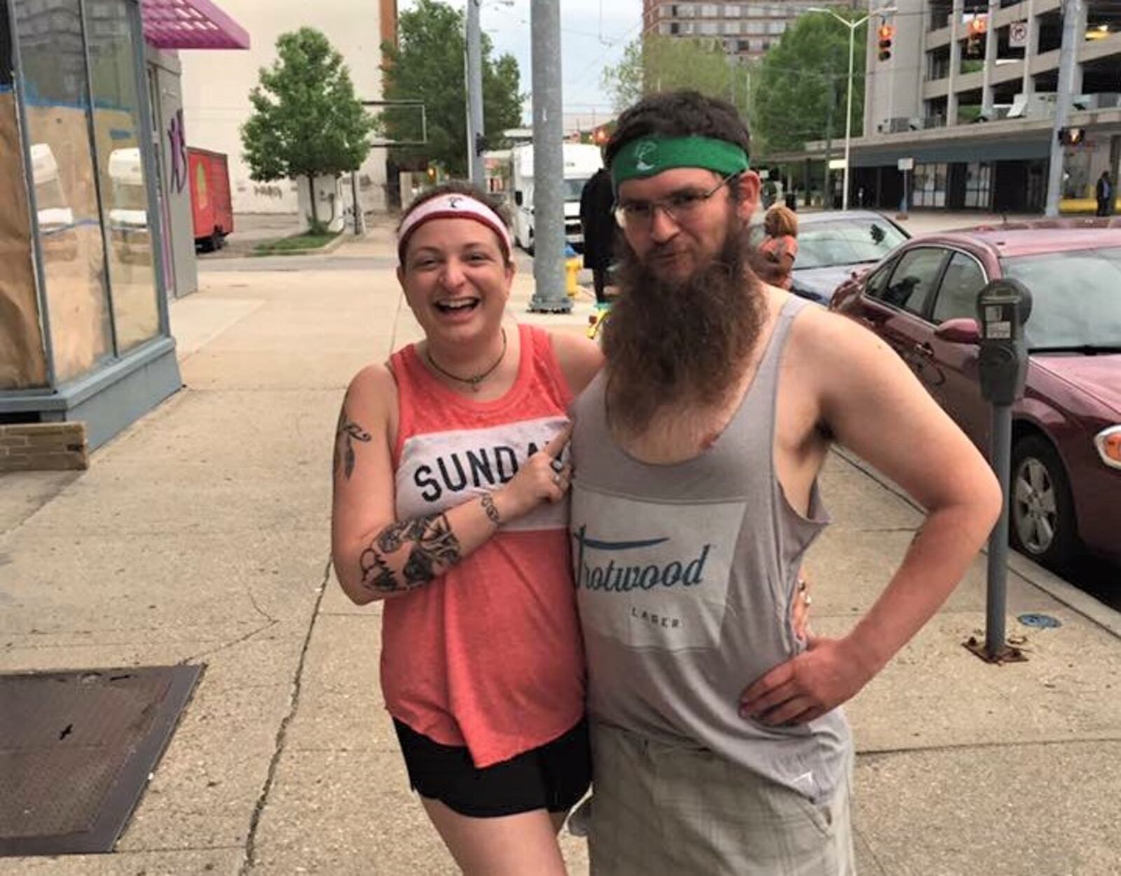 Sara Levin and Gus Stathes, owners of The Barrel House in downtown Dayton. SUBMITTED