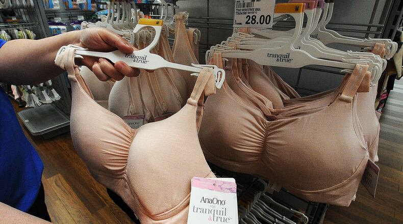 Meijer recently partnered the mastectomy bra brand AnaOno, selling its bras targeted toward women who are breast cancer patients and survivors. Dayton native, Dana Donofree, founded AnaOno in 2014. MARSHALL GORBY\STAFF