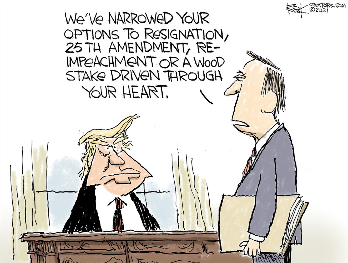 Week in cartoons: Impeachment, vaccines, and more
