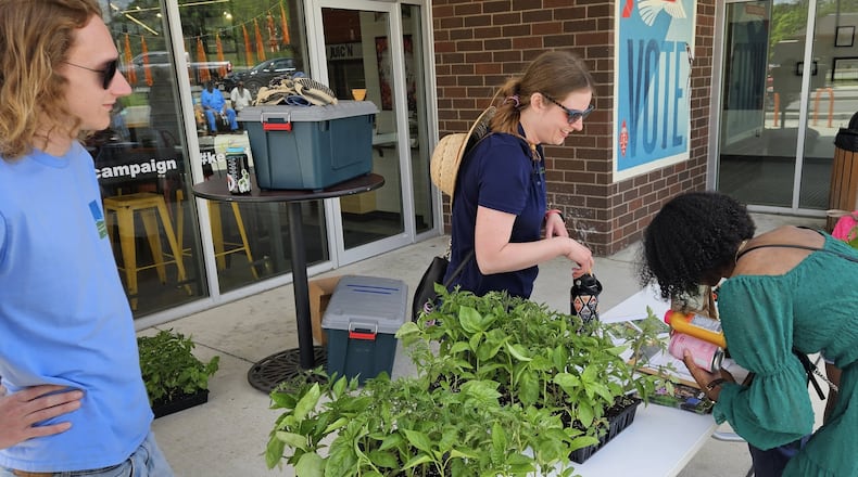 Five Rivers MetroParks participates in the Garden to Go distribution at Gem City Market. CONTRIBUTED