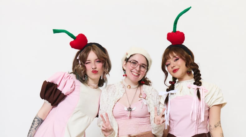 Kendall Brock (center) debuted their "Neapolitan" collection at the CCAD Fashion Show on May 15, 2025. MOLLY DUNN/CONTRIBUTED