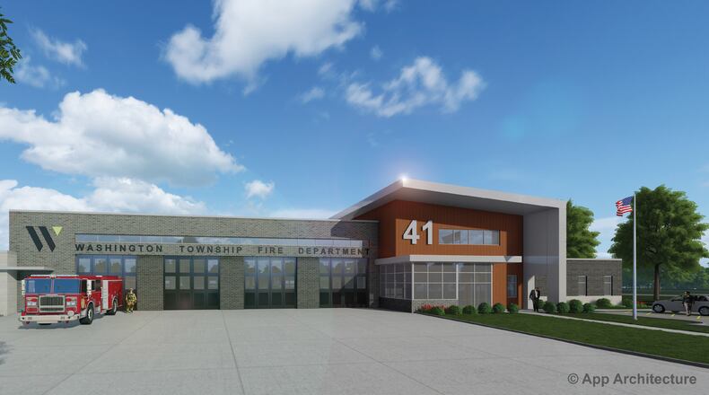 Construction on Washington Twp. Fire Department's new Fire Station 41 at 716 E. Franklin St. officially launched with a groundbreaking ceremony Tuesday, July 5, 2022. The new station will replace the existing fire station on Maple Avenue, which was built in 1969 and is the oldest of the township's five stations. CONTRIBUTED