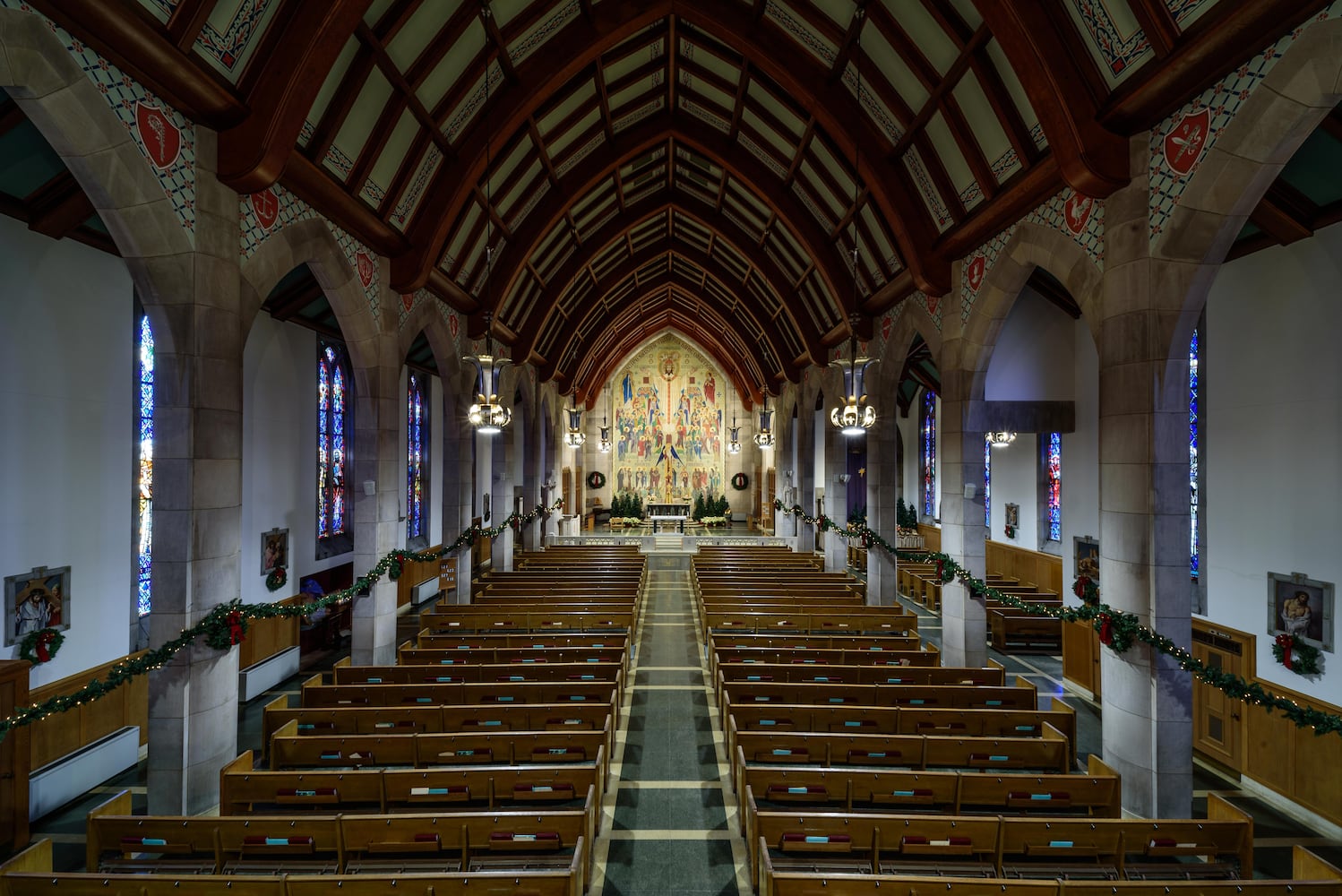 PHOTOS: A look inside St. Anthony of Padua Catholic Church decorated for Christmas