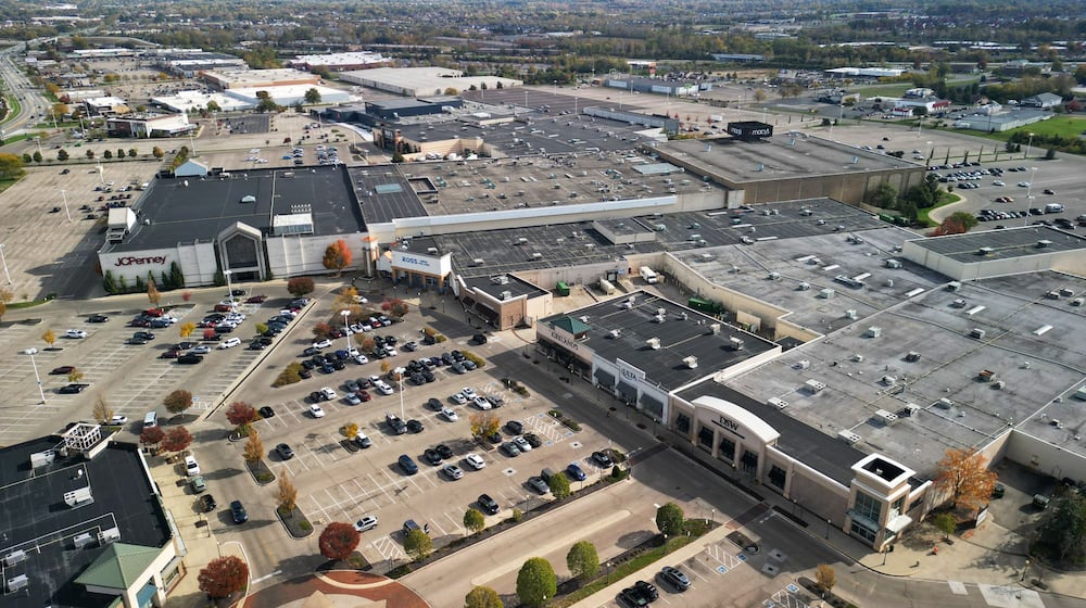 Hull Property Group announced Oct. 26, 2025, it has acquired Dayton Mall at 2700 Ohio 725. According to the Montgomery County auditor’s site, the property transaction was recorded as $37 million for four parcels, including the more than 1.4 million-square-foot mall. NICK GRAHAM/STAFF