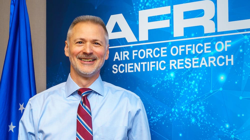 Kevin Geiss is AFRL's newly confirmed executive director. In this April 2024 photo, he had been appointed director of the Air Force Office of Scientific Research. (Air Force Photo by Cherie Cullen)