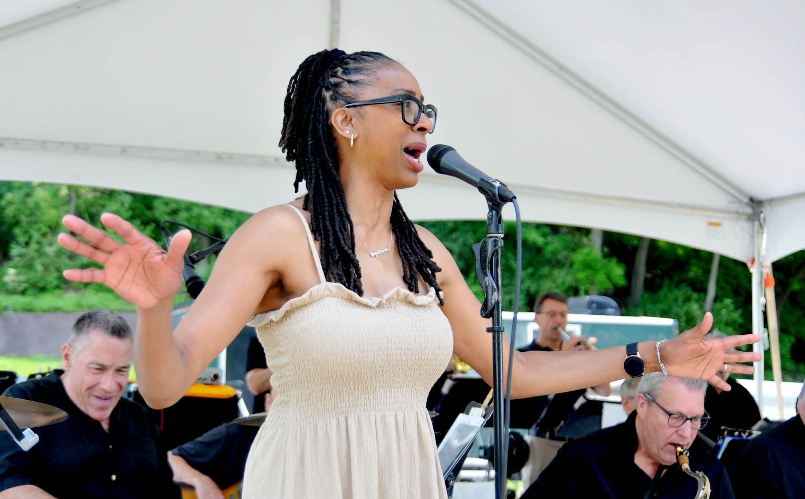 Did we spot you at Fleurs de Fete at Carillon Historical Park?