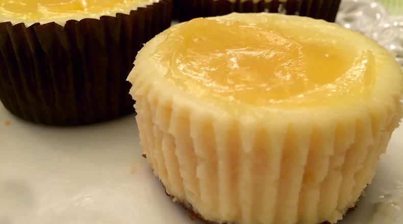 Lemon Cheesecake Cupcakes. GWYNN GALVIN, SWIRLSOFFLAVOR.COM
