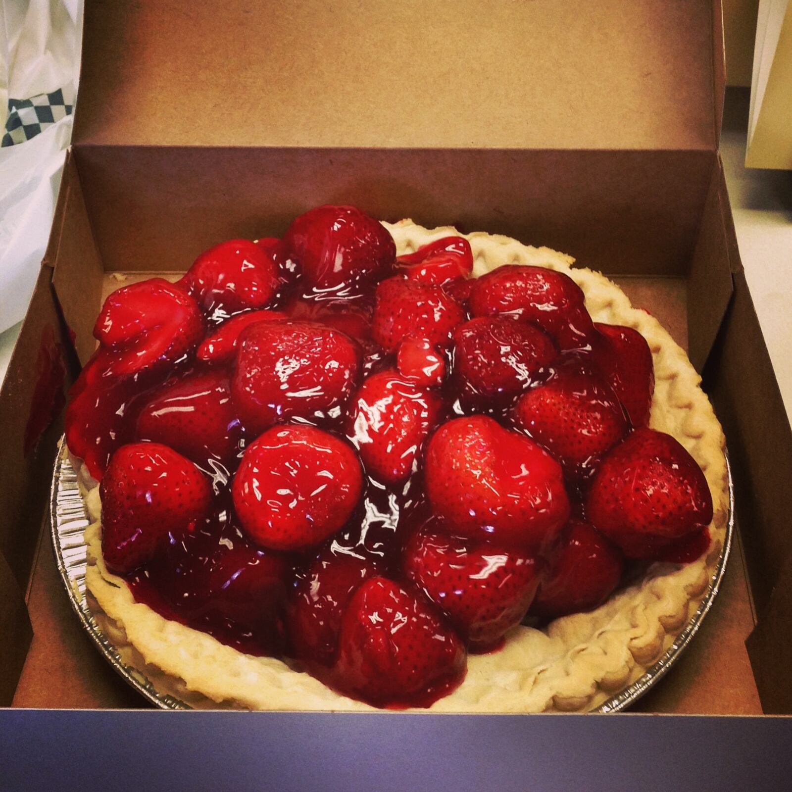 The strawberry pie at Mehaffies Pies in Dayton is the most popular throughout summer. (Staff photo by Connie Post)