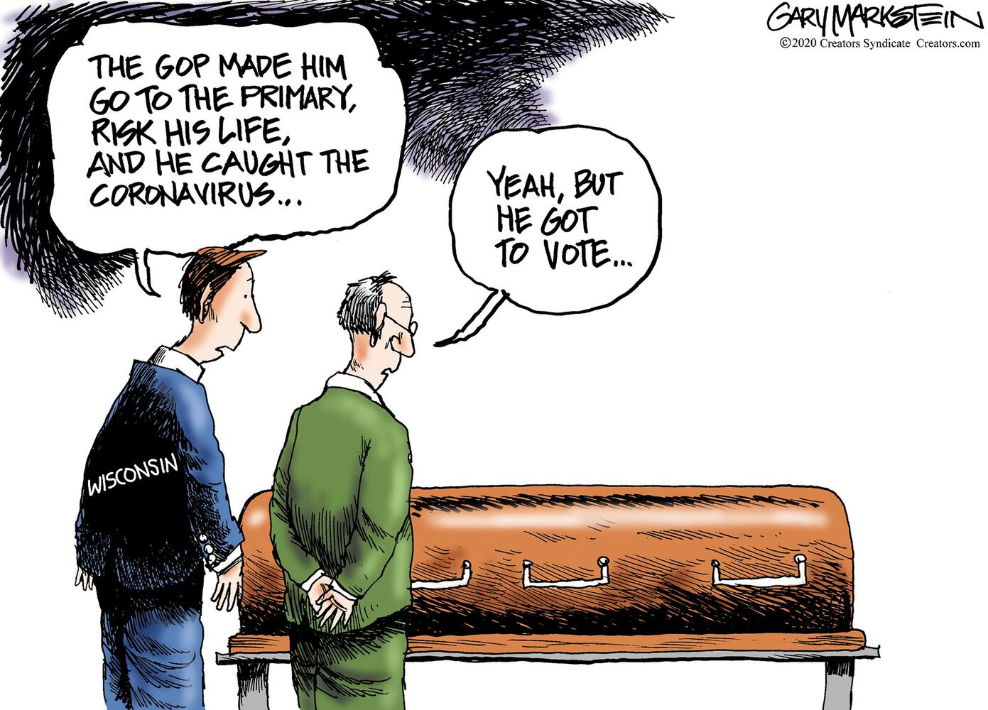 Week in cartoons: Essential business, stimulus checks and more
