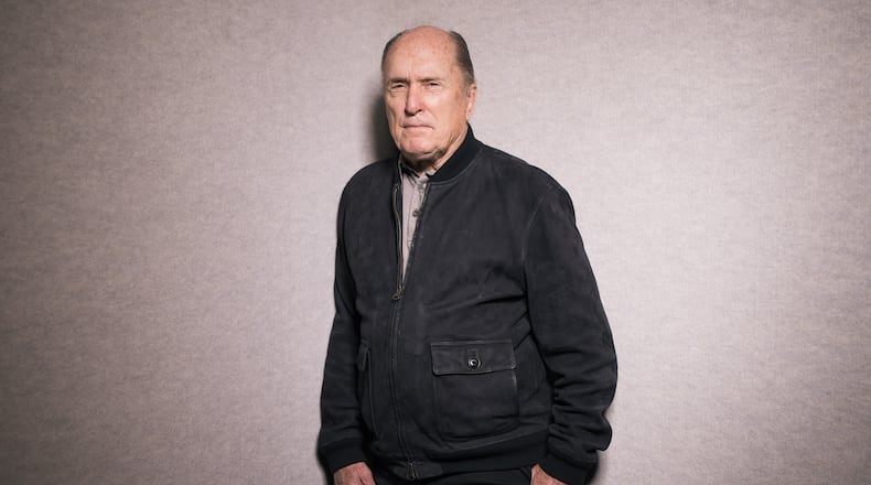 FILE - Robert Duvall poses for a portrait during an interview in Los Angeles on June 5, 2015. (Photo by Casey Curry/Invision/AP, File)