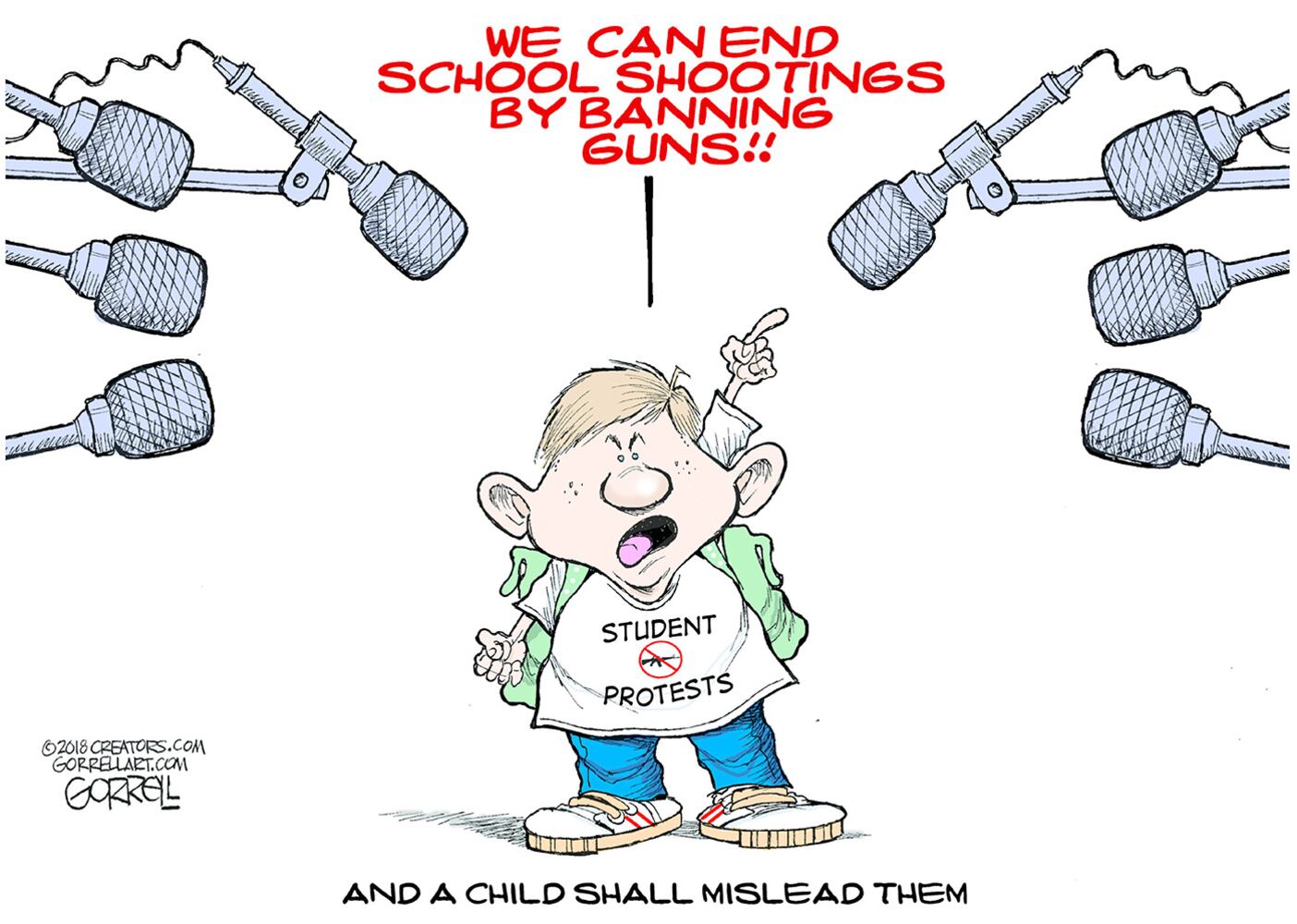 Week in cartoons: The NRA, arming teachers and more
