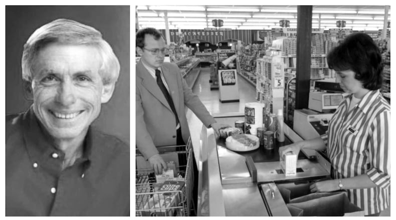 Dayton native Paul McEnroe is credited with developing the bar code, first used in a Troy Marsh grocery store. DAYTON DAILY NEWS ARCHIVES