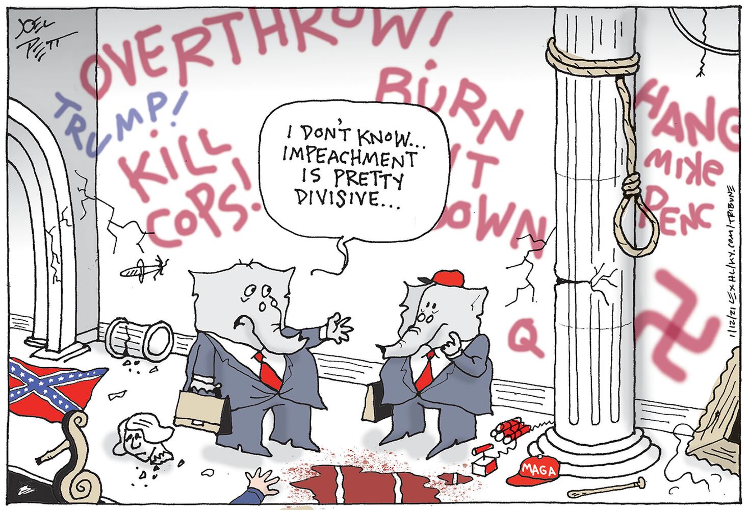 Week in cartoons: Impeachment, vaccines, and more