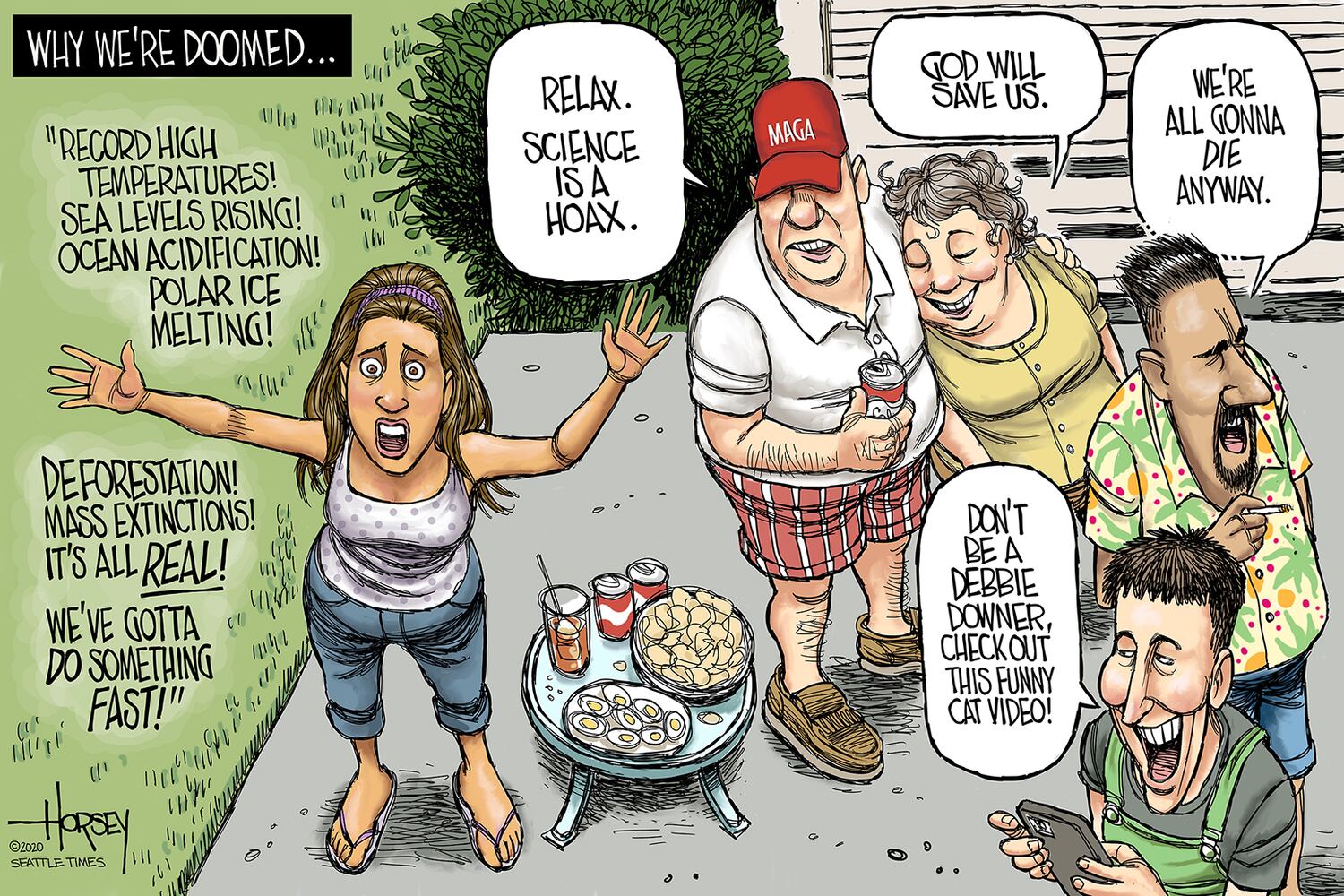 Week in cartoons: Football, climate change and more