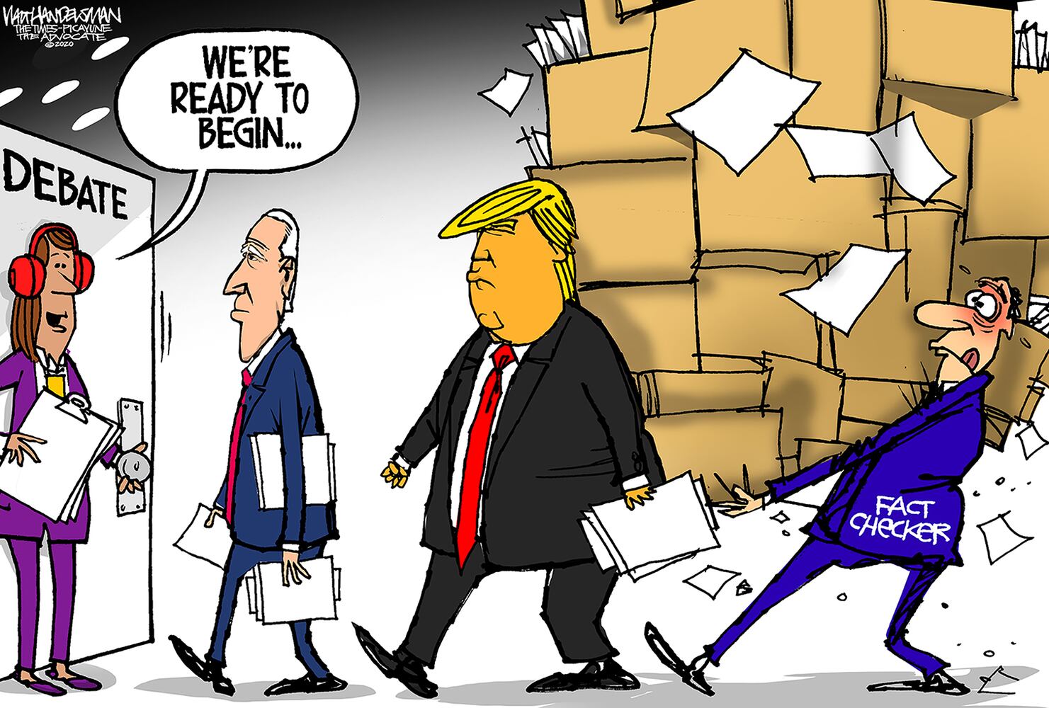 Week in cartoons: Trump's taxes, the presidential debate and more
