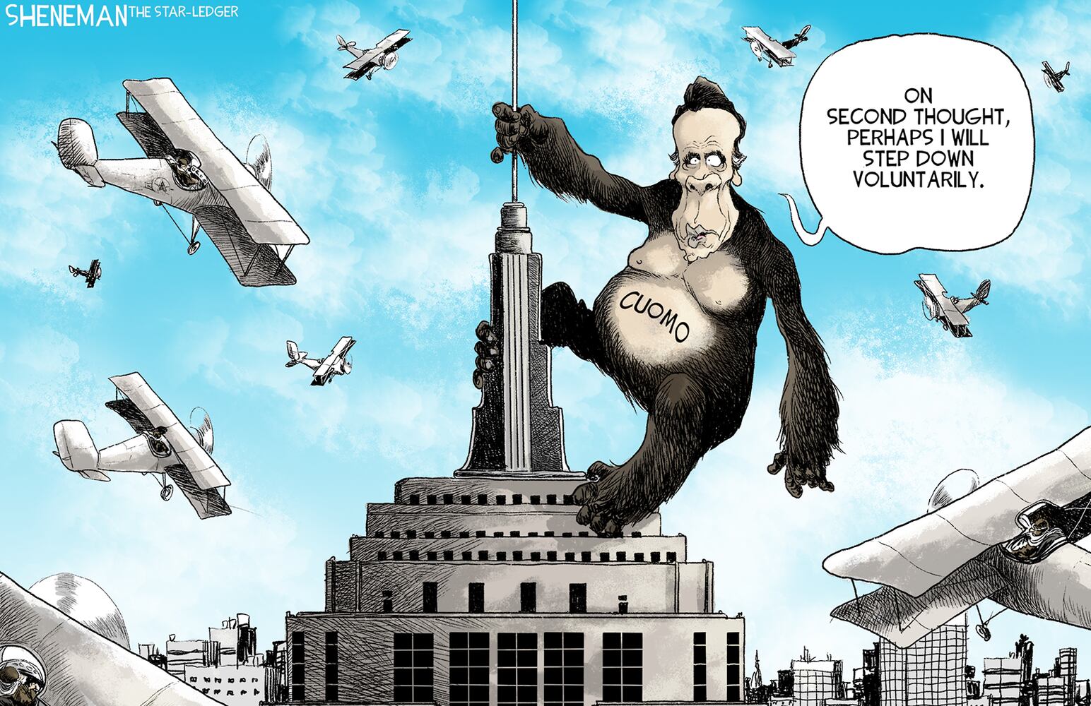 Week in cartoons: Cuomo resigns, infrastructure bill and more