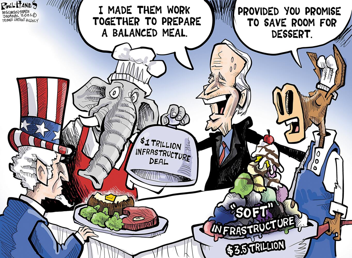 Week in cartoons: Cuomo resigns, infrastructure bill and more
