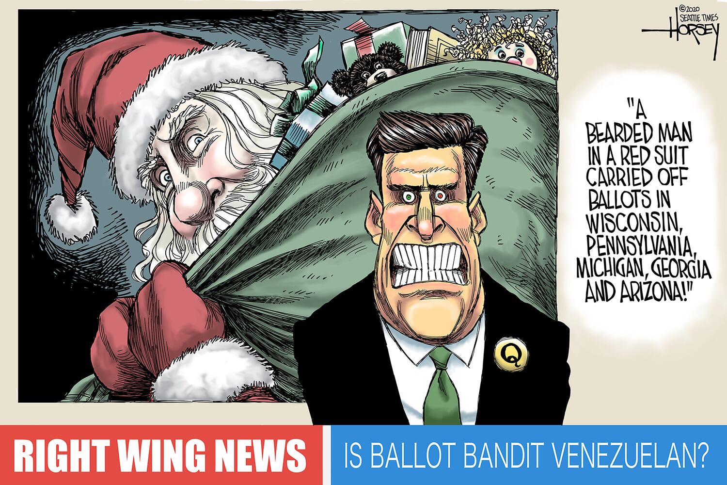 Week in cartoons: Stimulus checks, Christmas and more