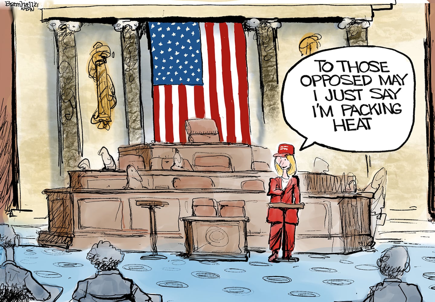 Week in cartoons: Marjorie Taylor Greene, Covid variants and more