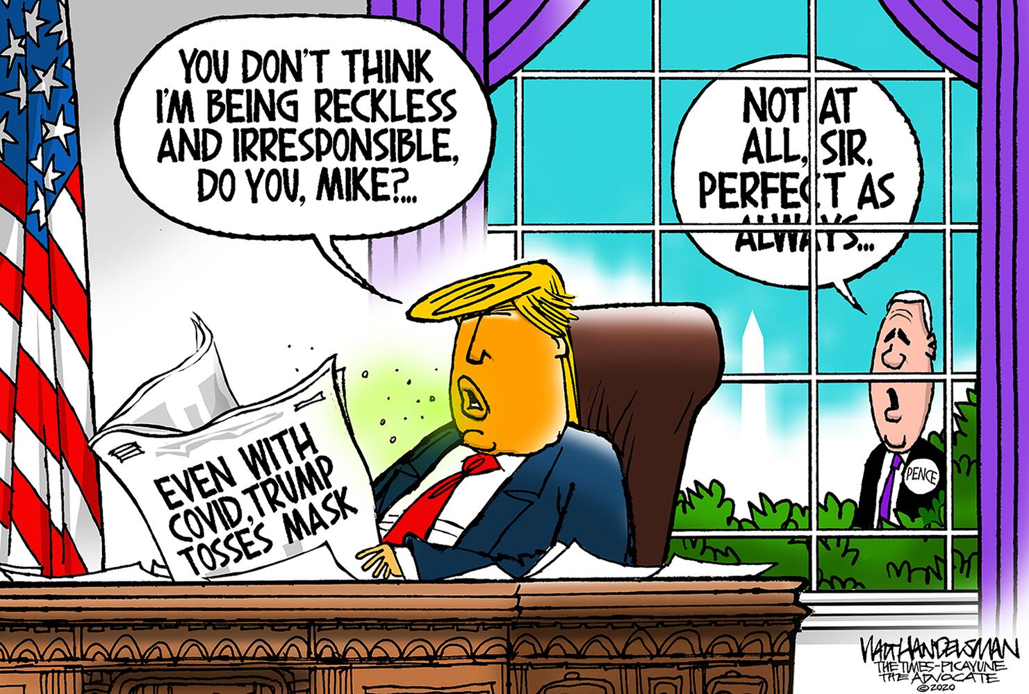 Week in cartoons: Trump's health, the fly and more