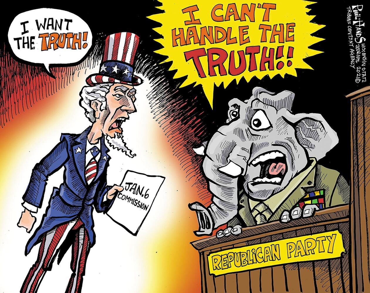 Week in cartoons: Jan. 6 commission, ransomware and more