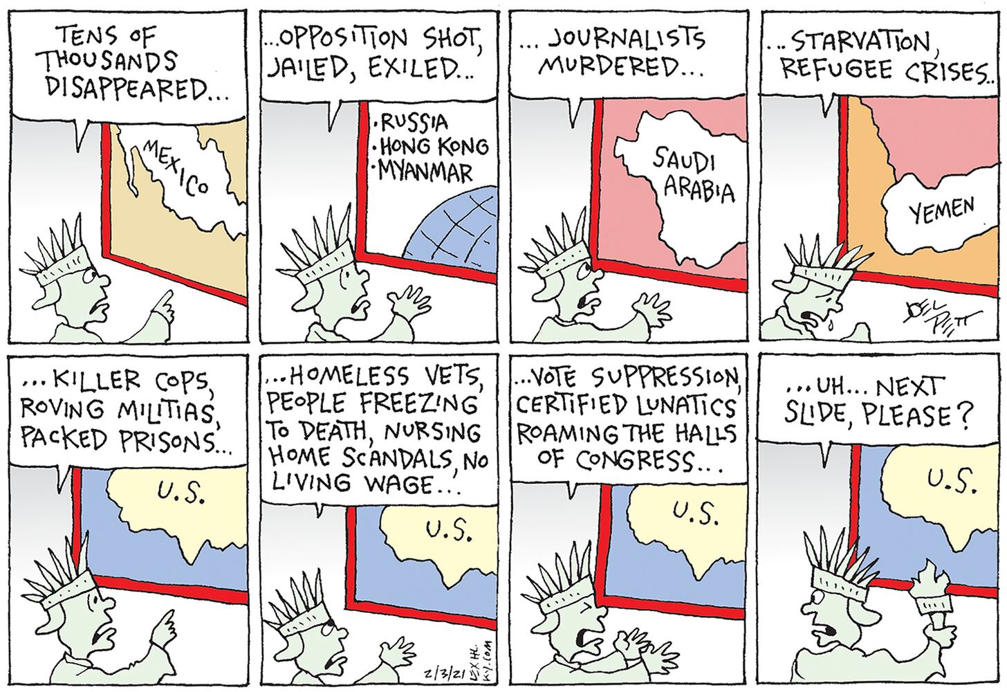 Week in cartoons: Andrew Cuomo, Dr. Seuss and more