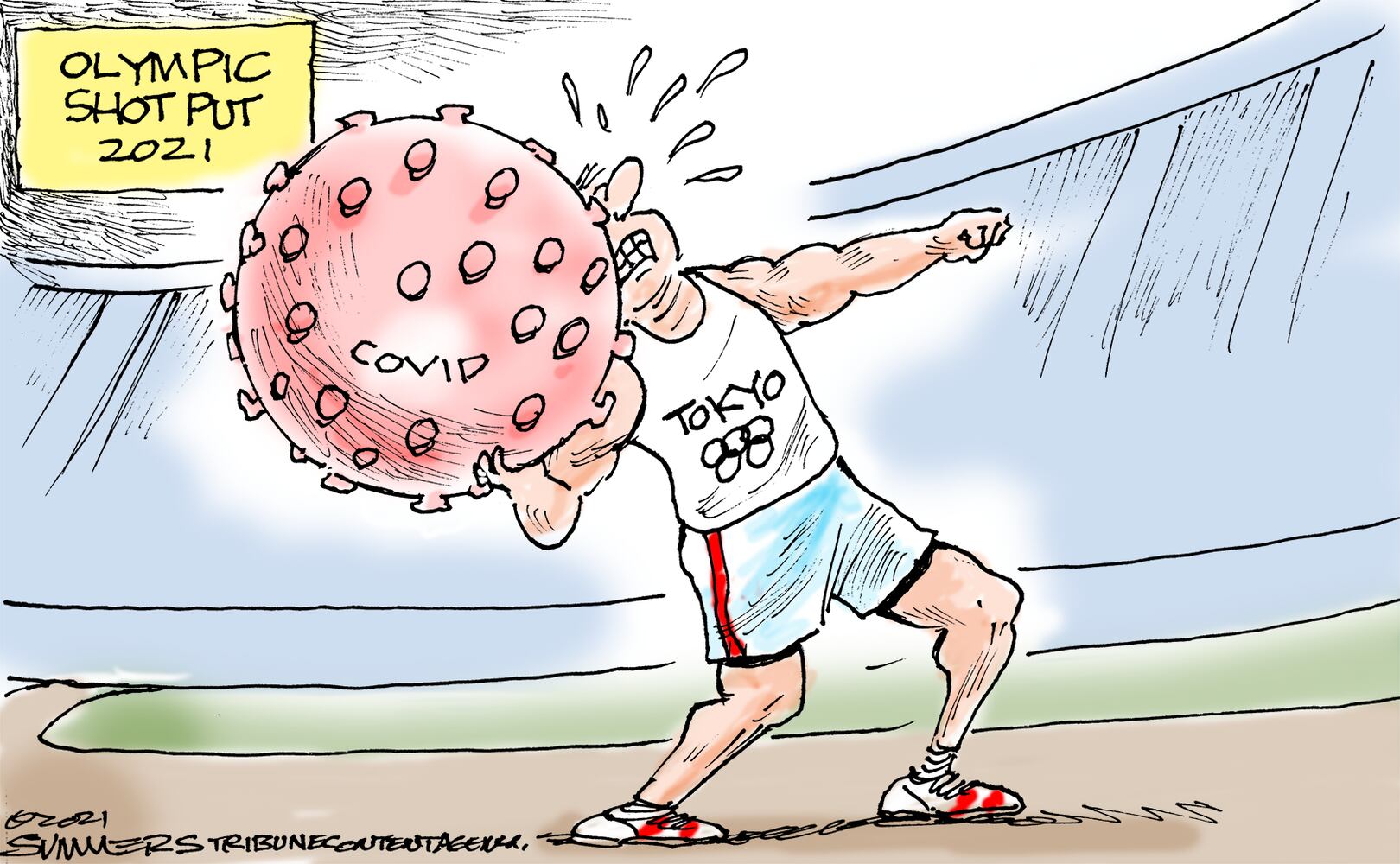 Week in cartoons: Tokyo Olympics, pandemic surge and more
