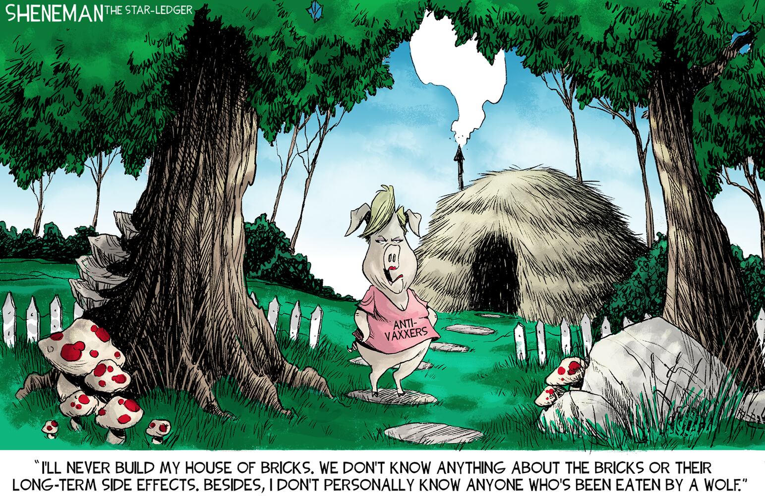 Week in cartoons: Biden's first 100 days, anti-vaxxers and more