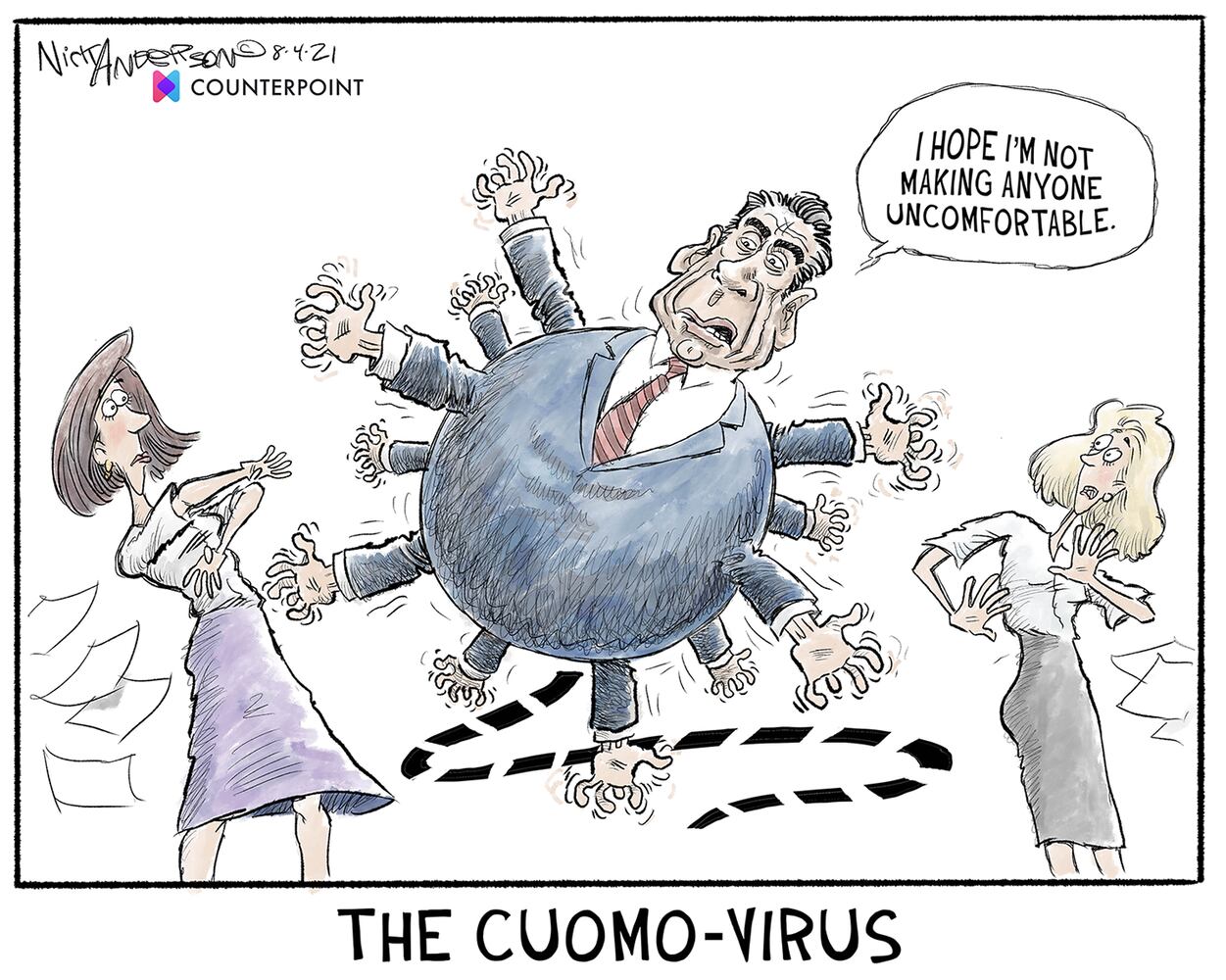 Week in cartoons: Andrew Cuomo, the unvaccinated and more