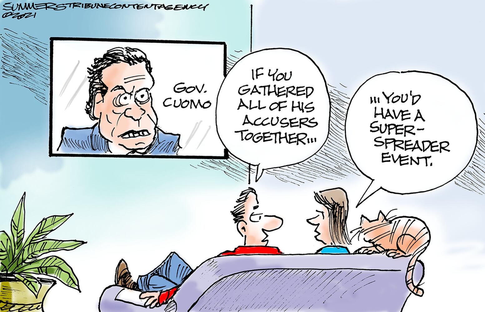 Week in cartoons: Cuomo resigns, infrastructure bill and more