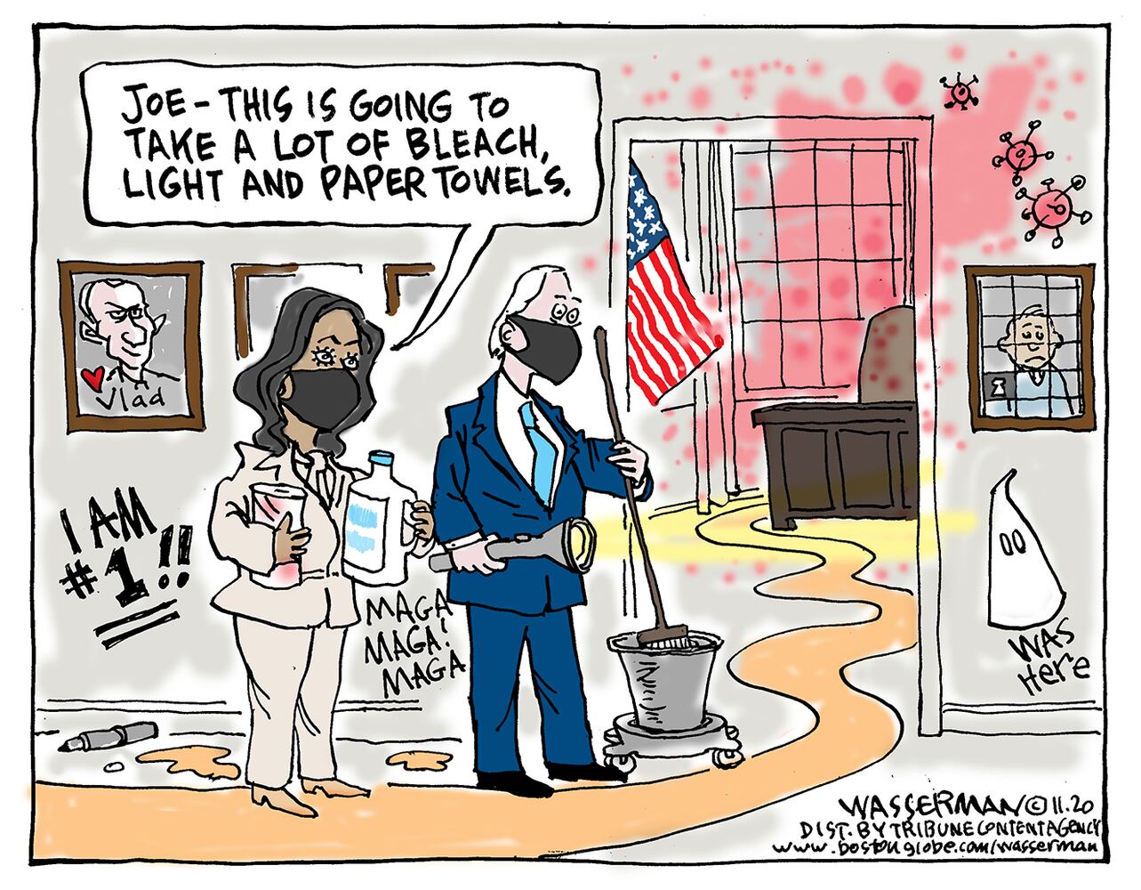 Week in cartoons: Democracy, Alex Trebek and more